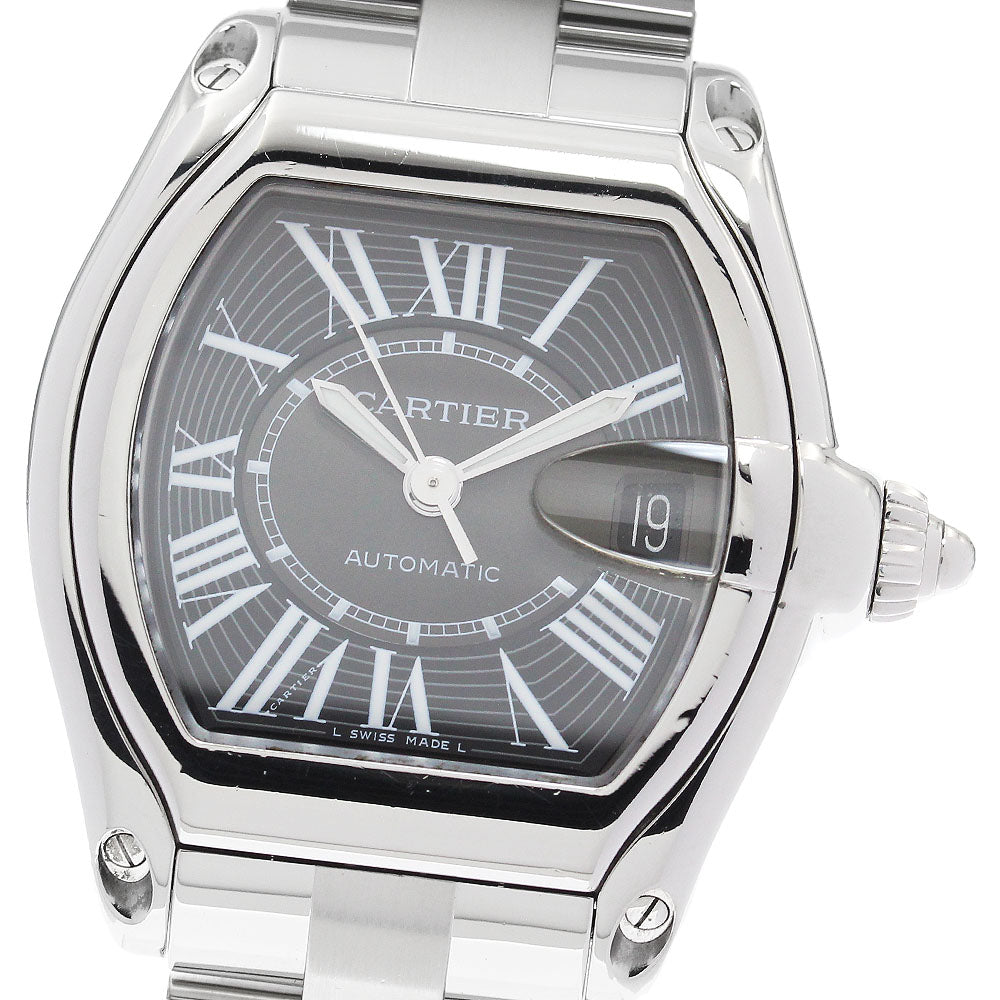 CARTIER Roadster LM W62041V3 Date black Dial Automatic Men's Watch_887993