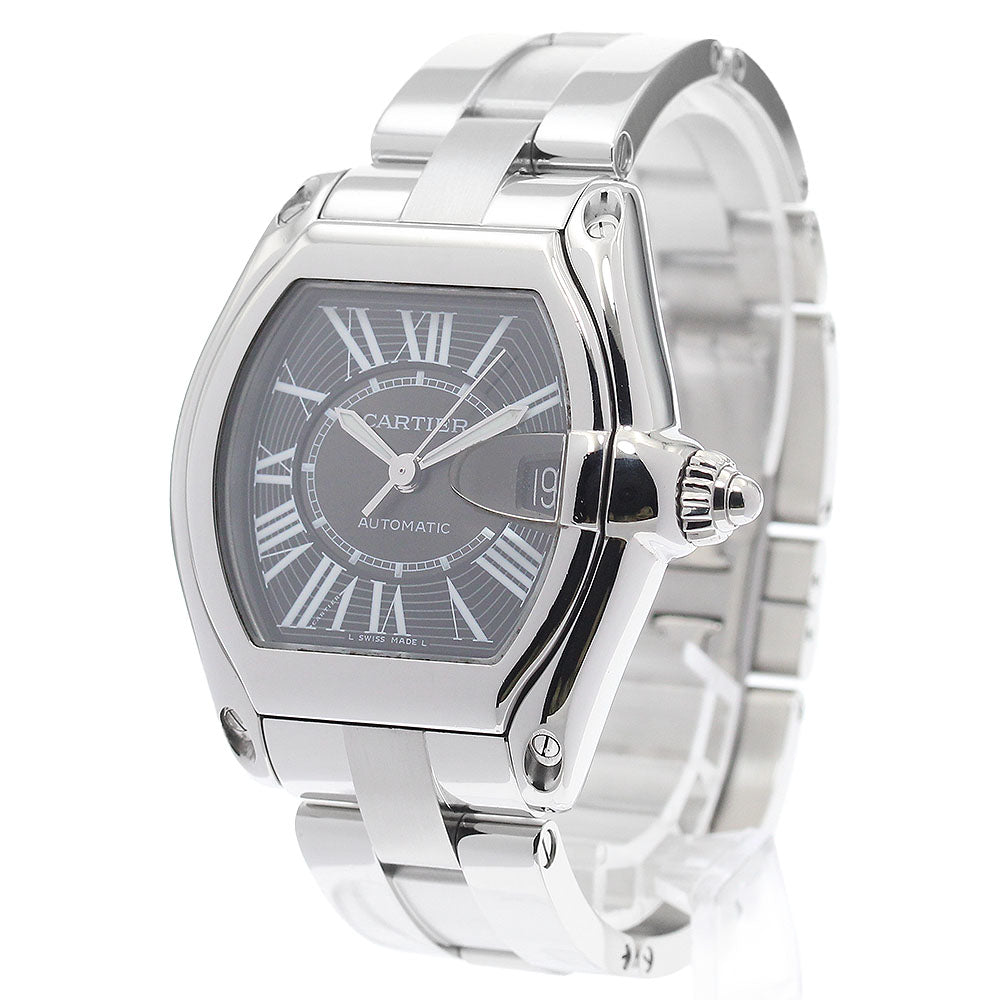 CARTIER Roadster LM W62041V3 Date black Dial Automatic Men's Watch_887993