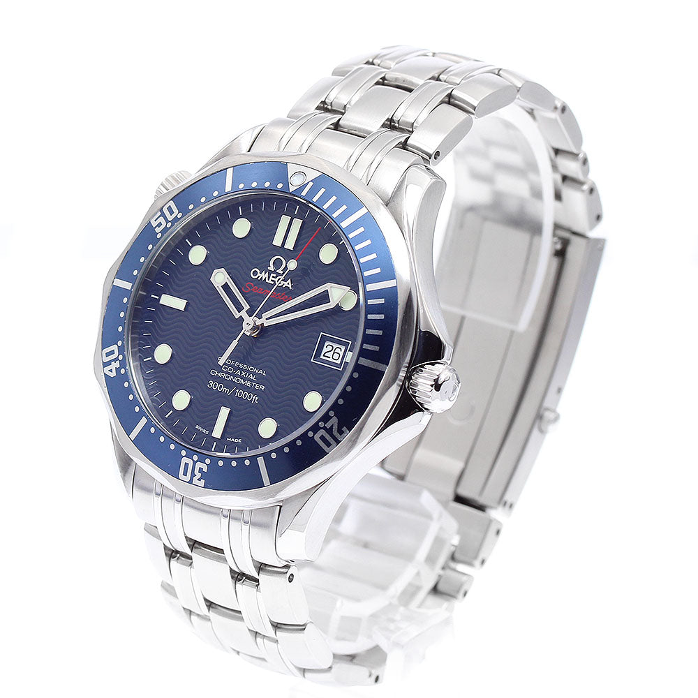 OMEGA Seamaster diver 300 2220.80 Date Navy Dial Automatic Men's Watch_888017
