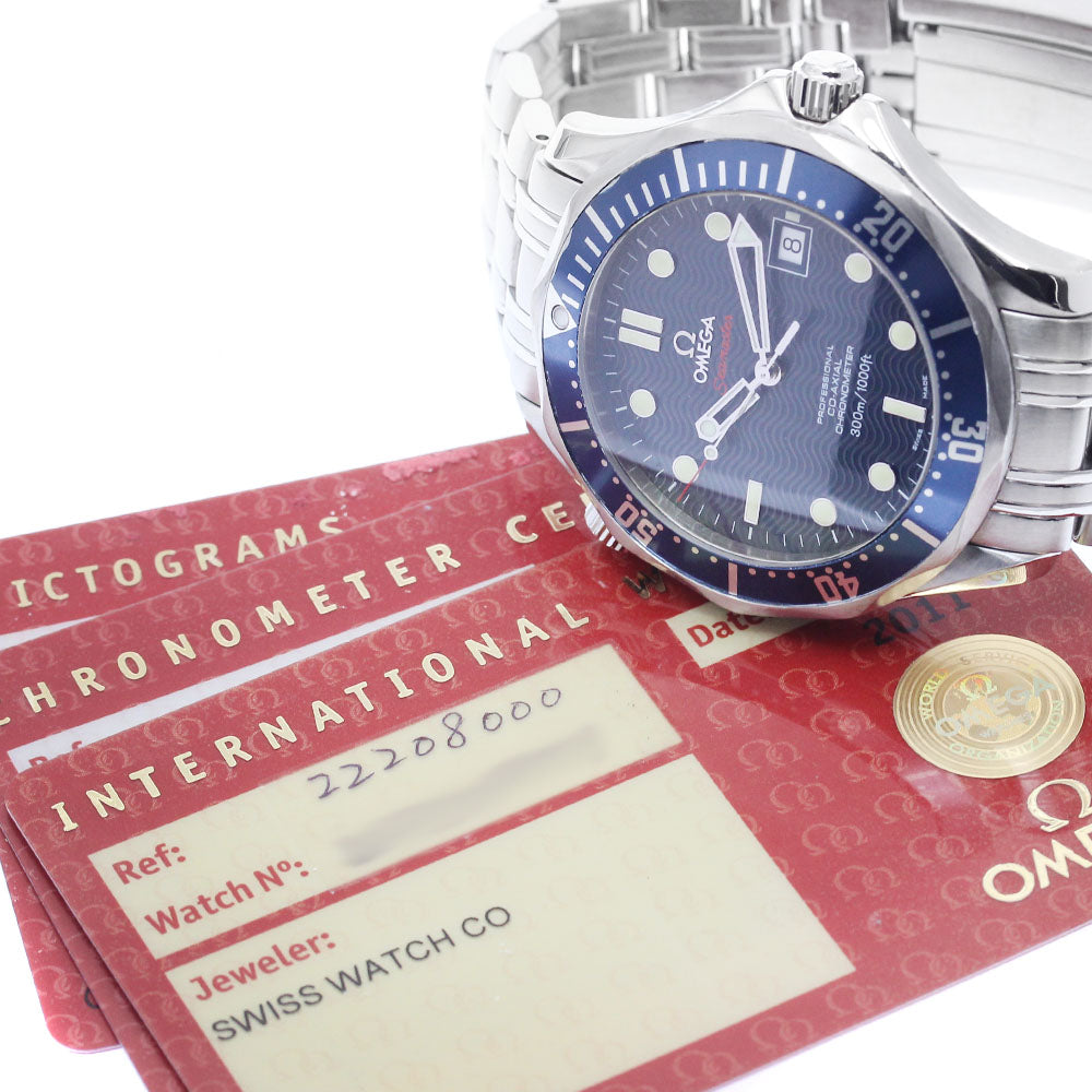 OMEGA Seamaster300 2220.80 Coaxial Navy Dial Automatic Men's Watch_888019