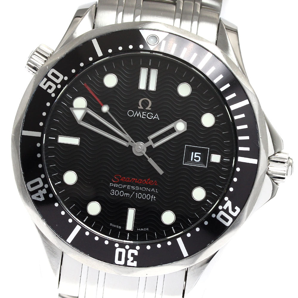 OMEGA Seamaster300 212.30.41.61.01.001 Date Black Dial Quartz Men's Watch_888074