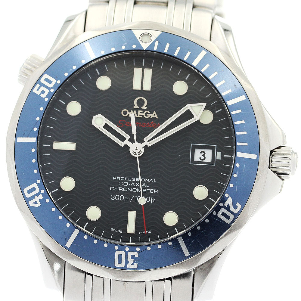 OMEGA Seamaster diver 300 2220.80 Date Navy Dial Automatic Men's Watch_888103