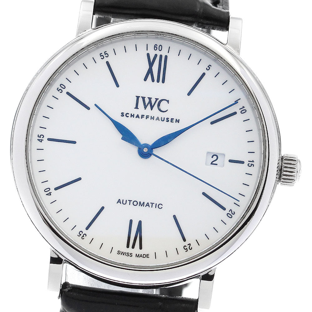 IWC SCHAFFHAUSEN Portofino 150 Years IW356519 World Limited 2000 white Dial Automatic Men's Watch_888105