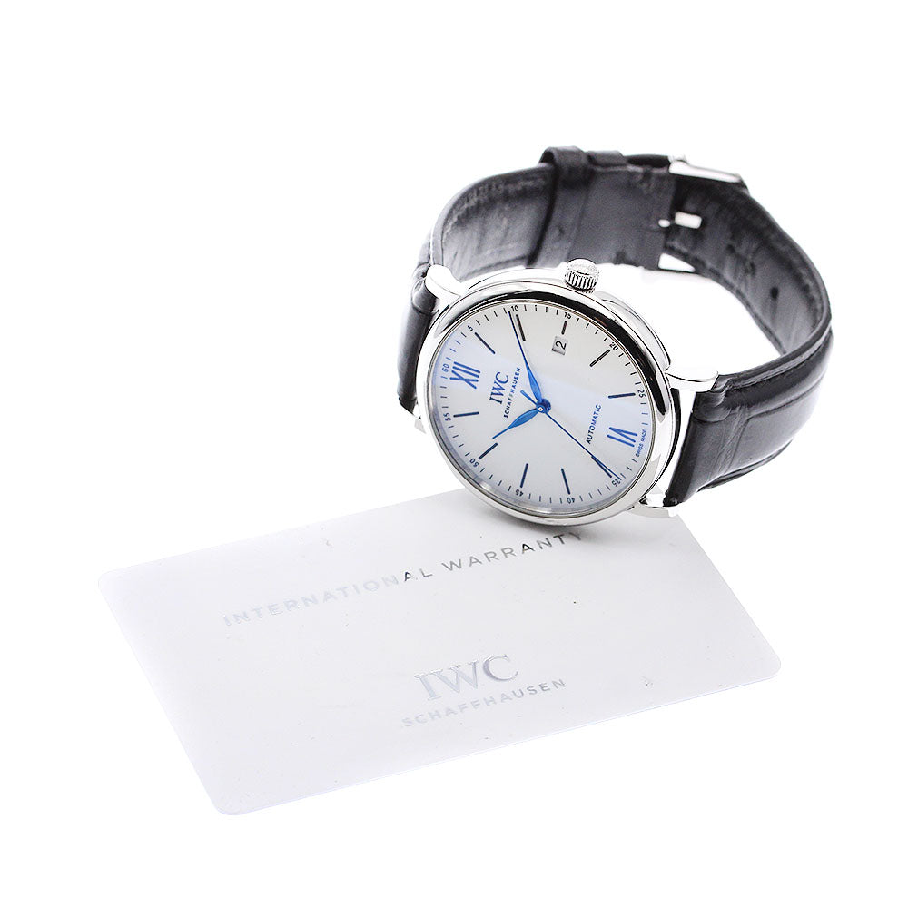IWC SCHAFFHAUSEN Portofino 150 Years IW356519 World Limited 2000 white Dial Automatic Men's Watch_888105