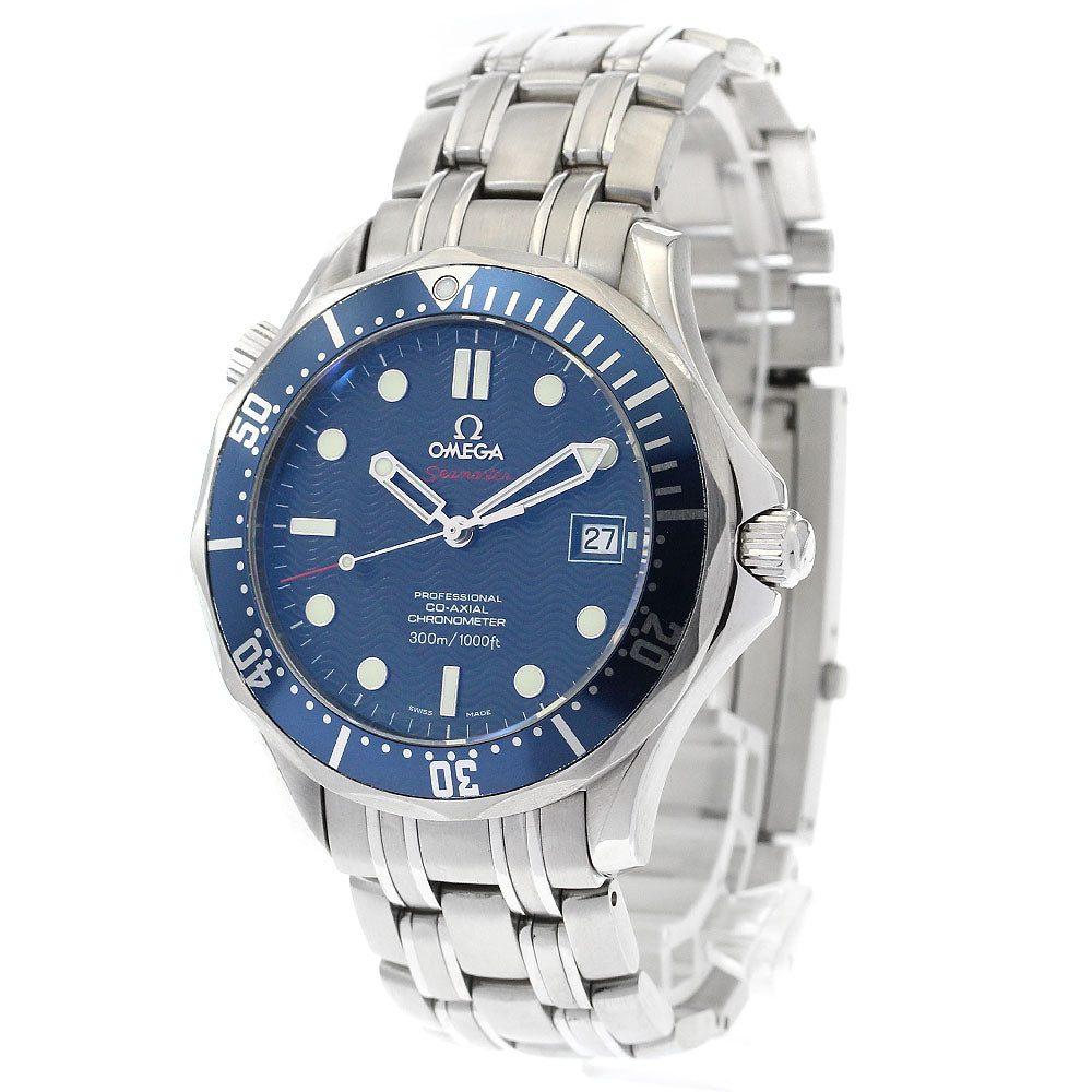 OMEGA Seamaster300 2220.80 Co-Axial Date Navy Dial Automatic Men's Watch_888112