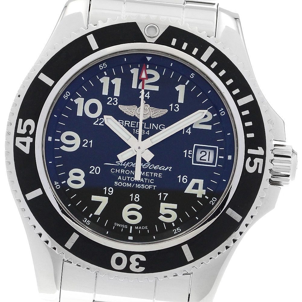 BREITLING Super Ocean II 42 A17365 Date black Dial Automatic Men's Watch_888124