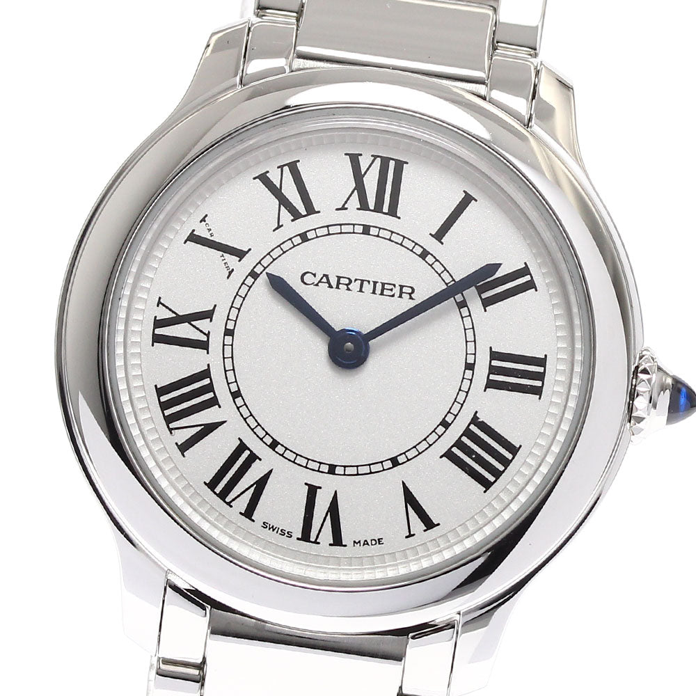 CARTIER Rondemast de Cartier 29mm WSRN0033 Silver Dial Quartz Ladies_888131