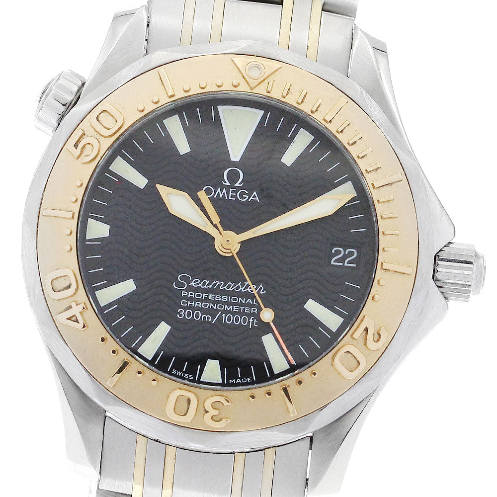 OMEGA Seamaster300 2453.50 Date black Dial Automatic Boy's Watch_888157