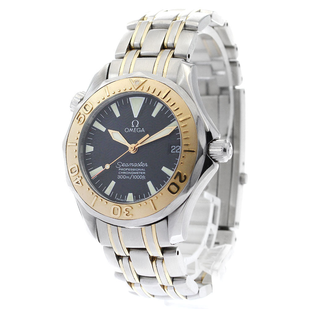 OMEGA Seamaster300 2453.50 Date black Dial Automatic Boy's Watch_888157
