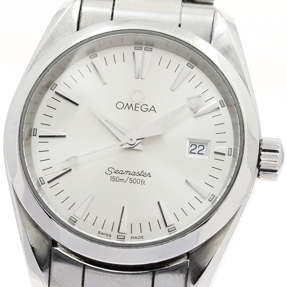 OMEGA Seamaster Aqua Terra 2518.30 Date Silver Dial Quartz Men's Watch_888166