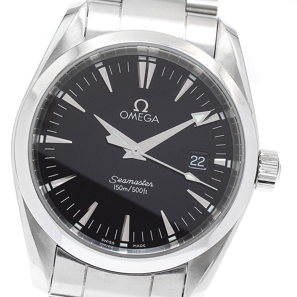 OMEGA Seamaster Aqua Terra 2518.50 Date Black Dial Quartz Boy's Watch_888167