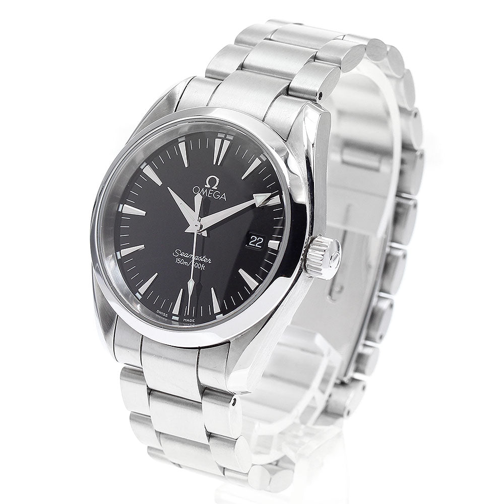 OMEGA Seamaster Aqua Terra 2518.50 Date Black Dial Quartz Boy's Watch_888167