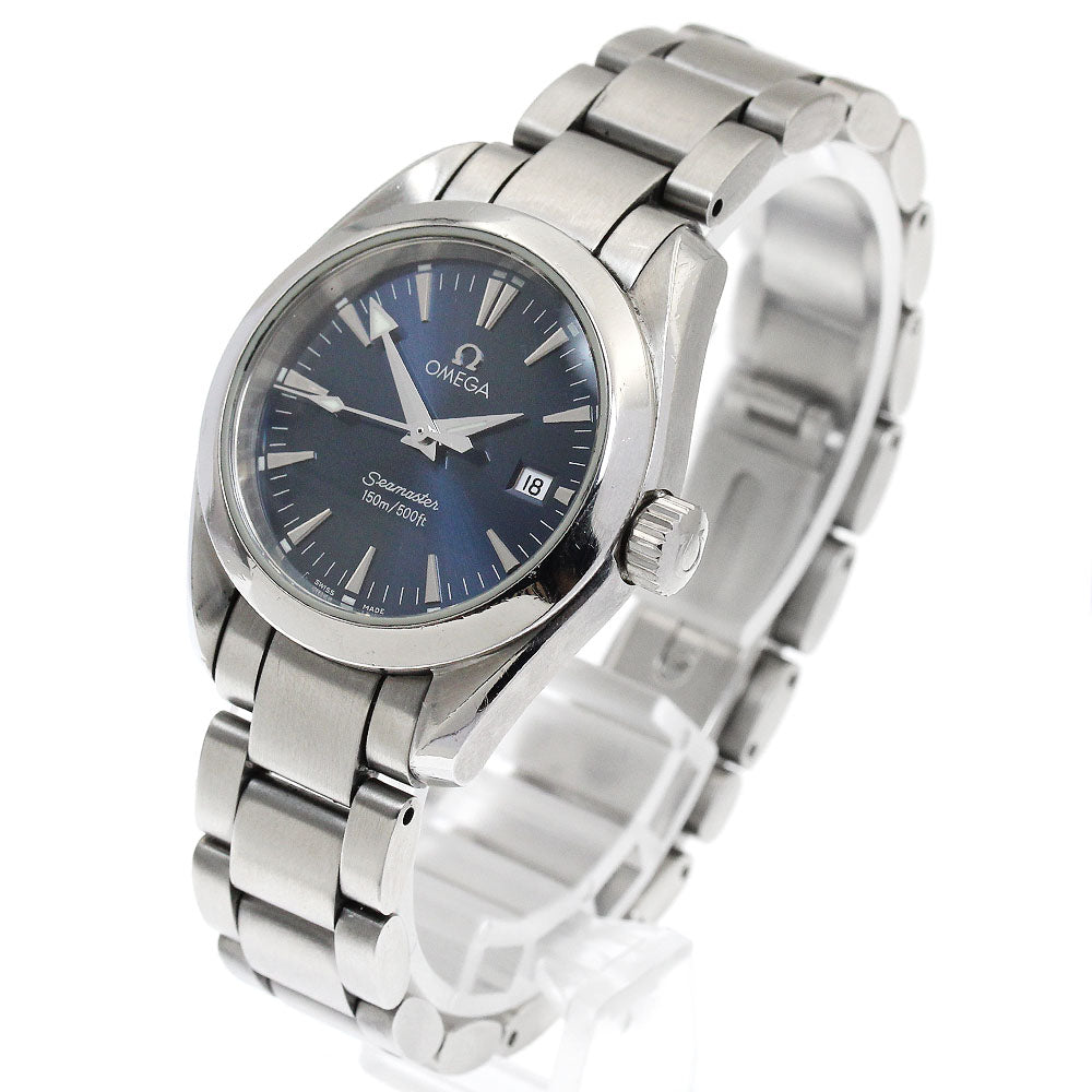 OMEGA Seamaster Aqua Terra 2577.80 Date Navy Dial Quartz Ladies Watch_888168