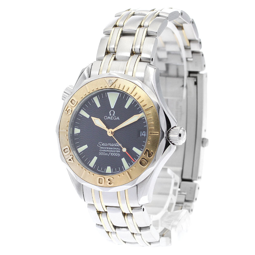 OMEGA Seamaster300 Professional 2453.50 SS/YG black Dial Automatic Boy's_888170