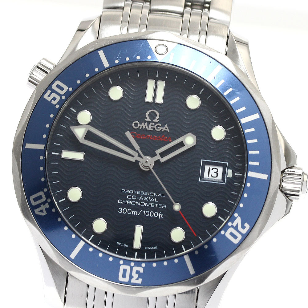 OMEGA Seamaster300 2220.80 Coaxial Navy Dial Automatic Men's Watch_888172