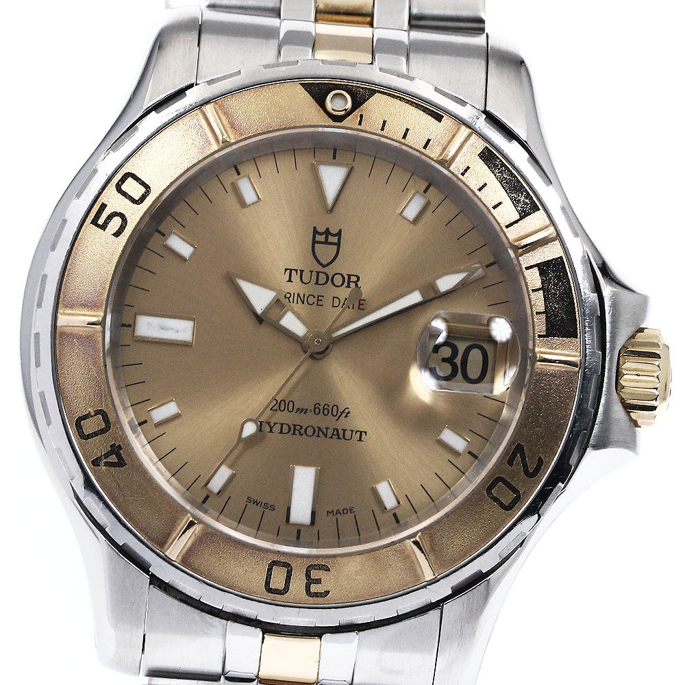 TUDOR Prince Date Hydronaut 89193P Date Gold Dial Automatic Men's Watch_888209