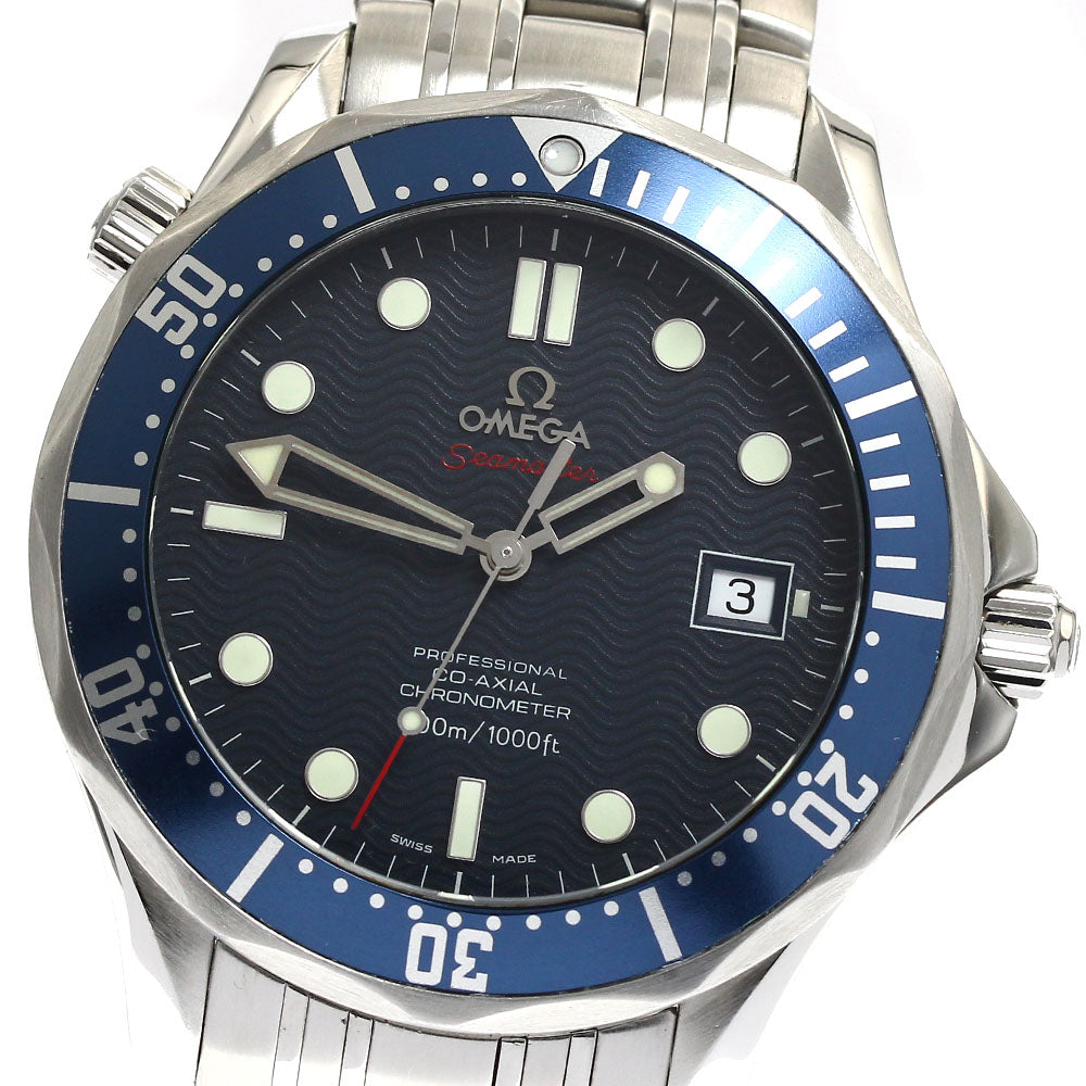 OMEGA Seamaster300 2220.80 Coaxial Navy Dial Automatic Men's Watch_888215