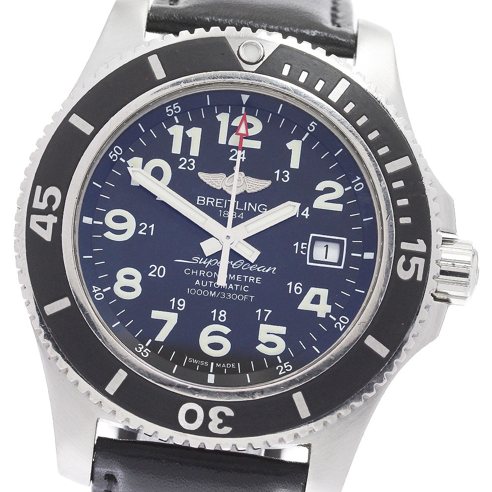 BREITLING Super Ocean II 44 A17392 Date black Dial Automatic Men's Watch_888221
