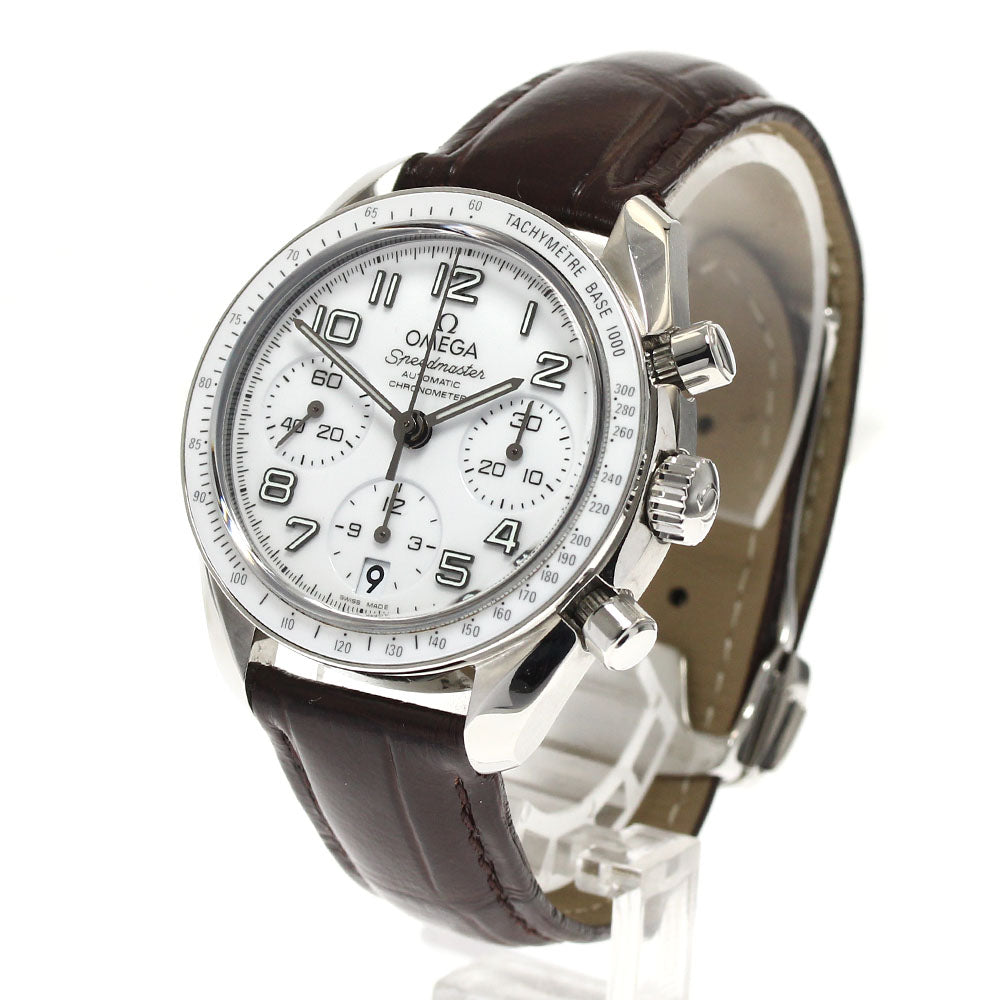 OMEGA Speedmaster 324.33.38.40.04.001 Date Chronograph white Dial Automatic Ladies Watch_888222