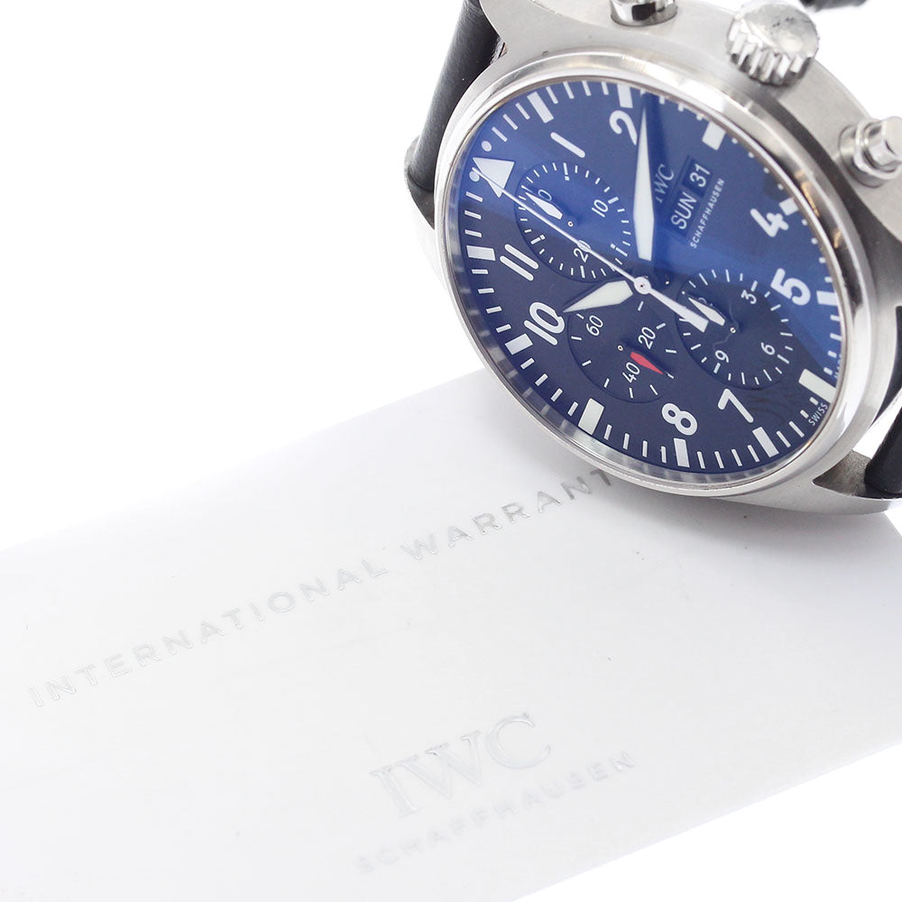 IWC SCHAFFHAUSEN Pilot watch IW377709 Chronograph Automatic Men's Watch_888223
