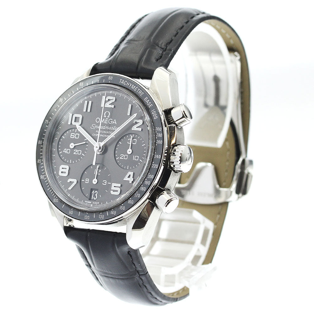 OMEGA Speedmaster 324.33.38.40.06.001 Date Chronograph gray Dial Automatic Ladies Watch_888224