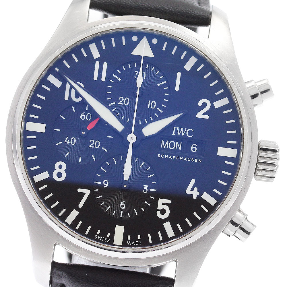 IWC SCHAFFHAUSEN Pilot's IW377709 Day-Date Chronograph AT Men's Watch_888227