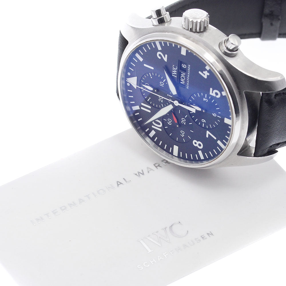 IWC SCHAFFHAUSEN Pilot's IW377709 Day-Date Chronograph AT Men's Watch_888227