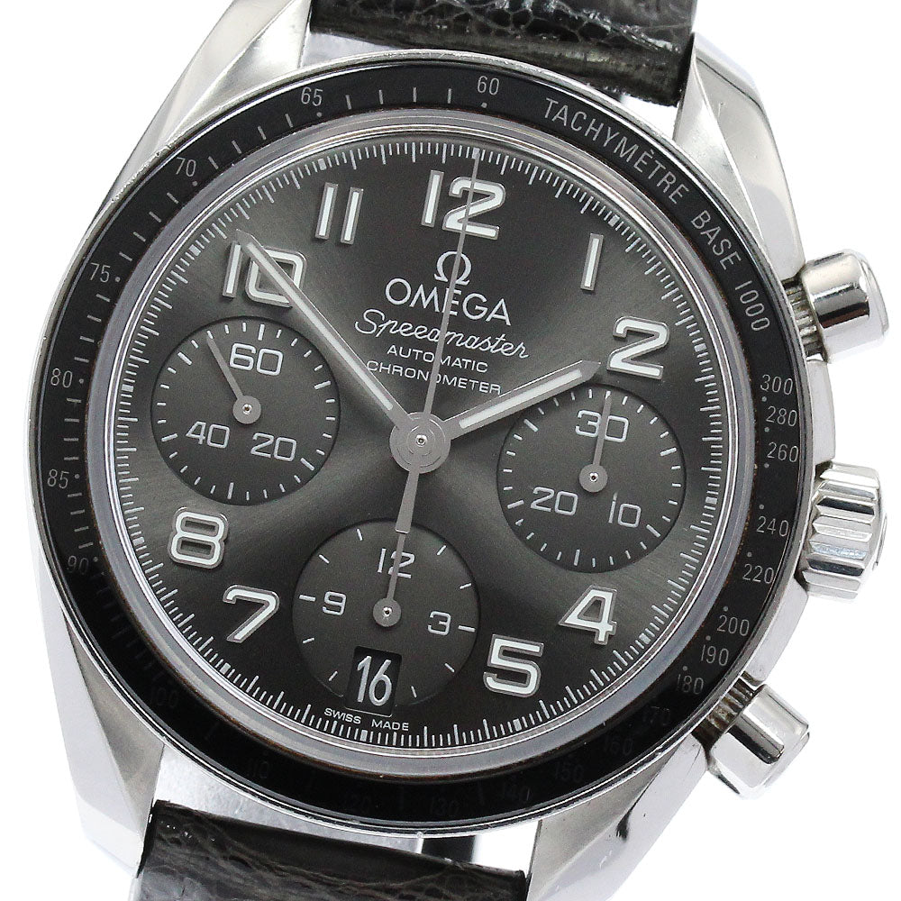 OMEGA Speedmaster 324.33.38.40.06.001 Date Chronograph gray Dial Automatic Ladies Watch_888236