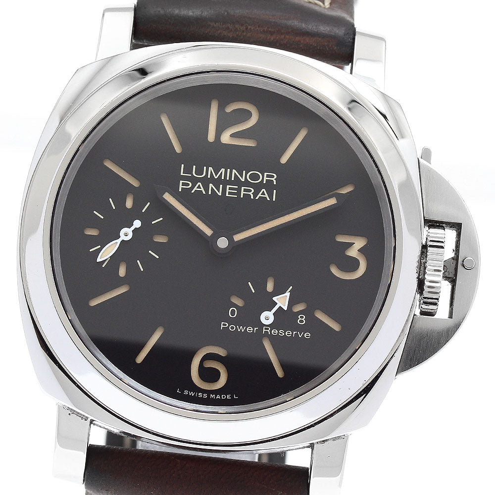 PANERAI Luminor 8 Days Power Reserve Achaio PAM00795 black Dial Hand Winding Men's Watch_888244