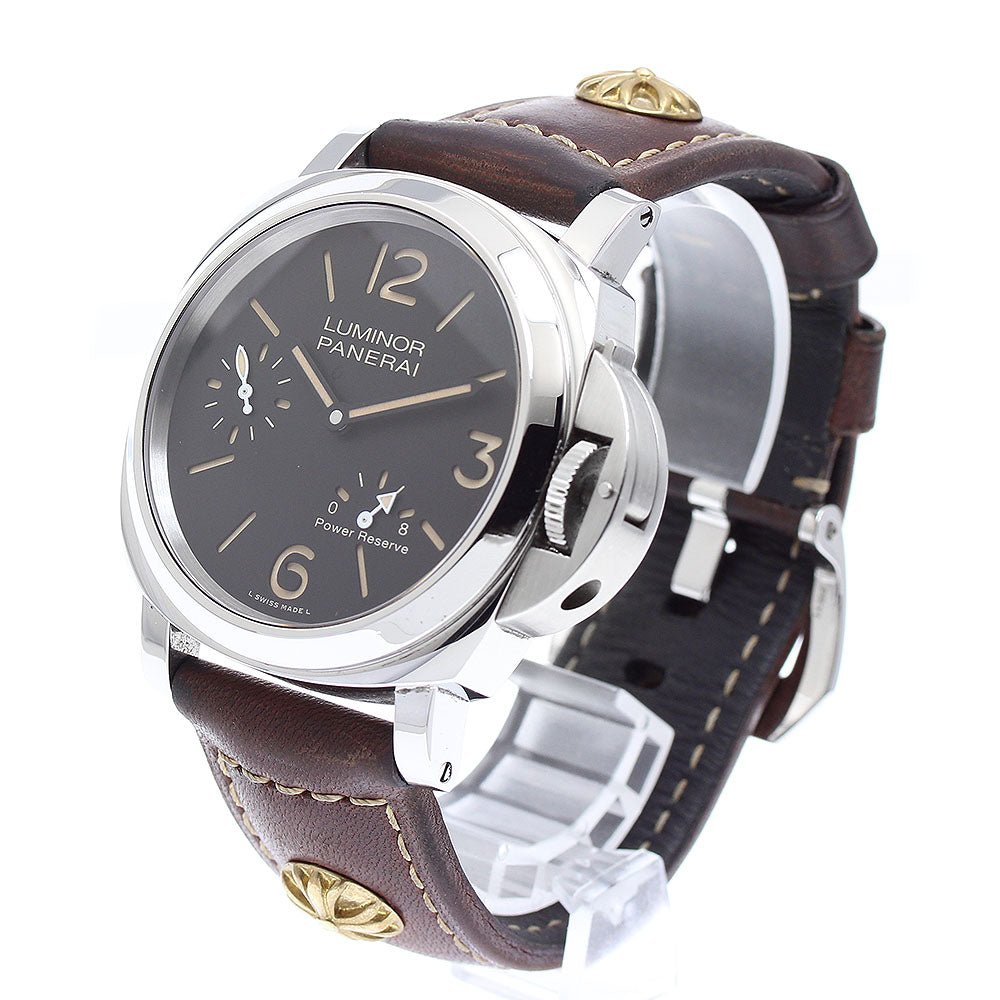 PANERAI Luminor 8 Days Power Reserve Achaio PAM00795 black Dial Hand Winding Men's Watch_888244