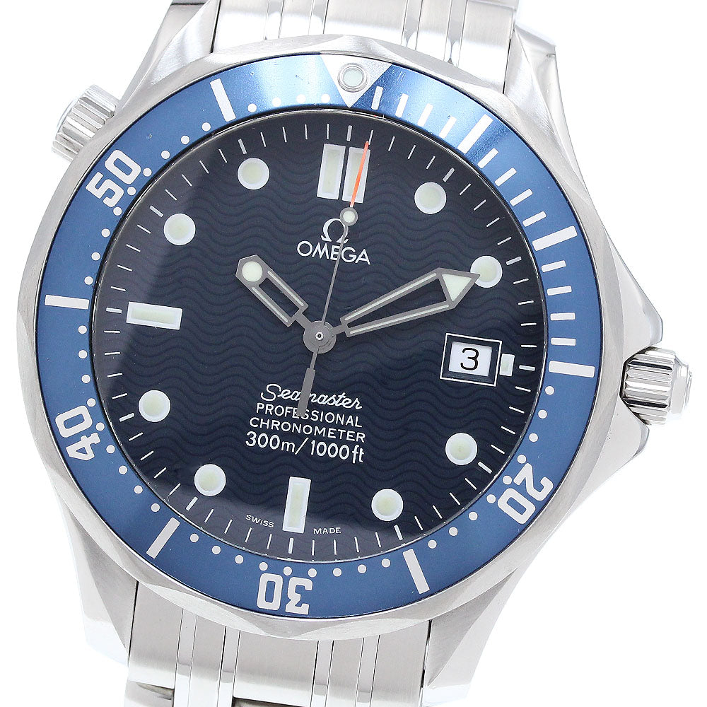OMEGA Seamaster300 2531.80 Date Navy Dial Automatic Men's Watch_888264