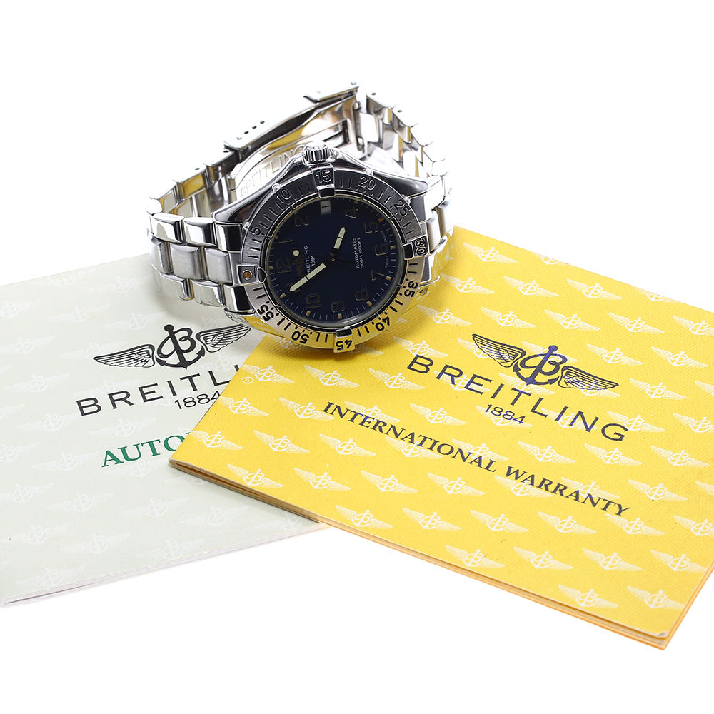 BREITLING Colt Ocean A17035 Date Navy Dial Automatic Men's Watch_888270
