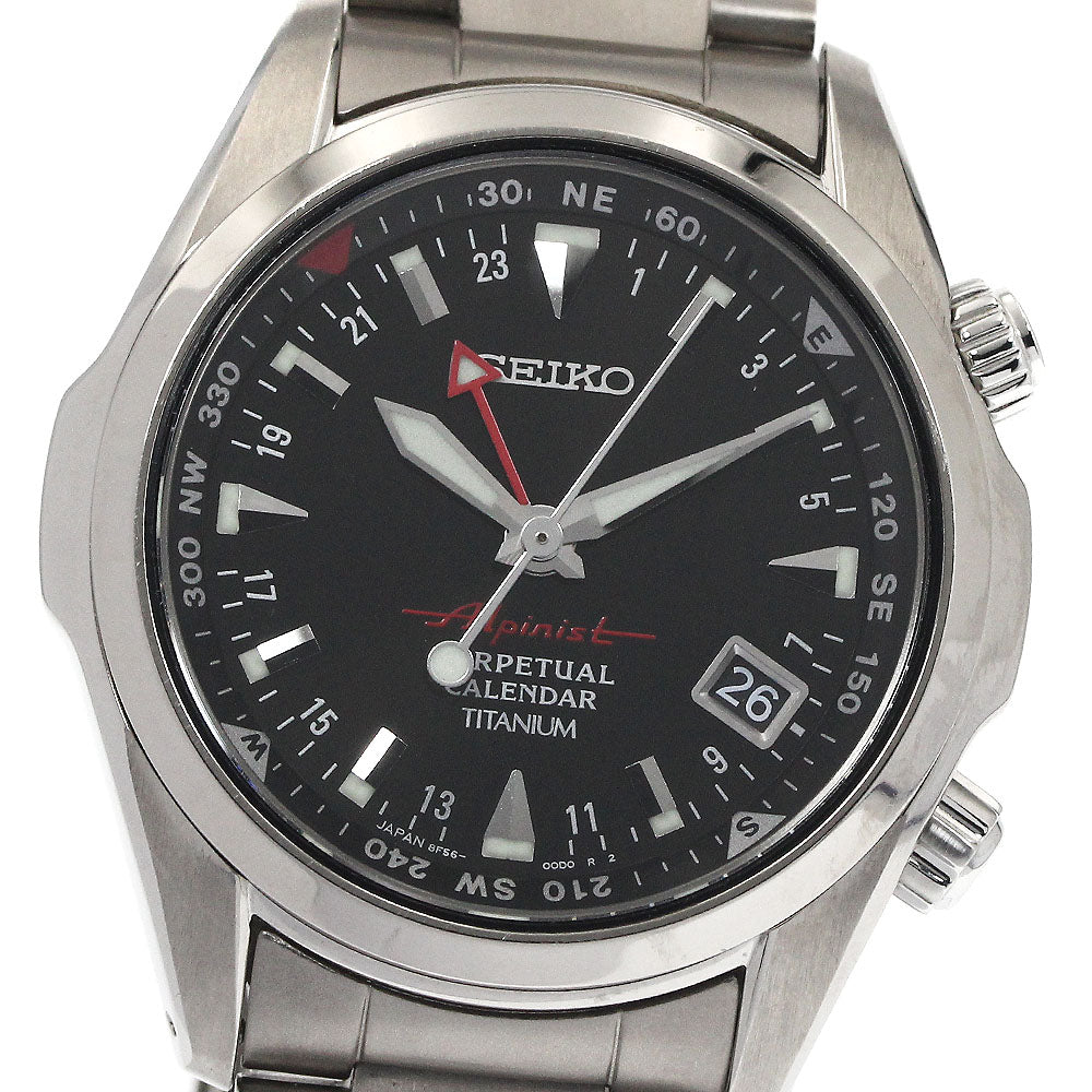 SEIKO Prospex Alpinist SBCJ019/8F56-00D0 black Dial Quartz Men's Watch_888272