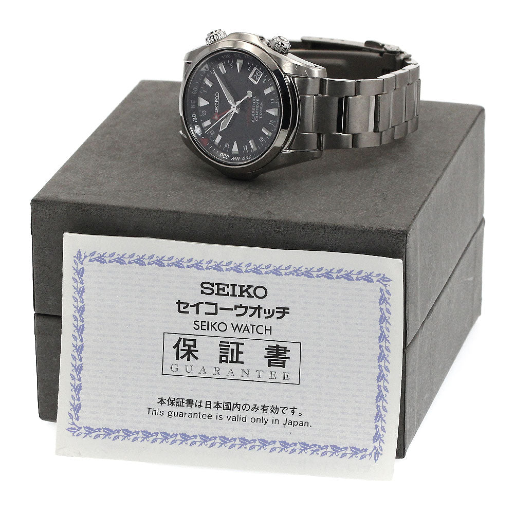 SEIKO Prospex Alpinist SBCJ019/8F56-00D0 black Dial Quartz Men's Watch_888272