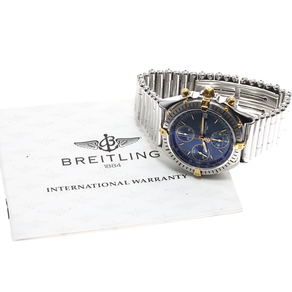 BREITLING Chronomat B13048 Date blue Dial Automatic Men's Watch_888284
