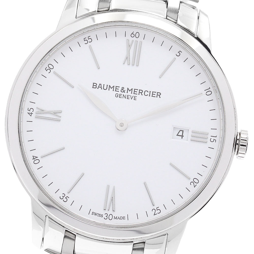 Baume & Mercier Classima M0A10354 Date white Dial Quartz Men's Watch_888290