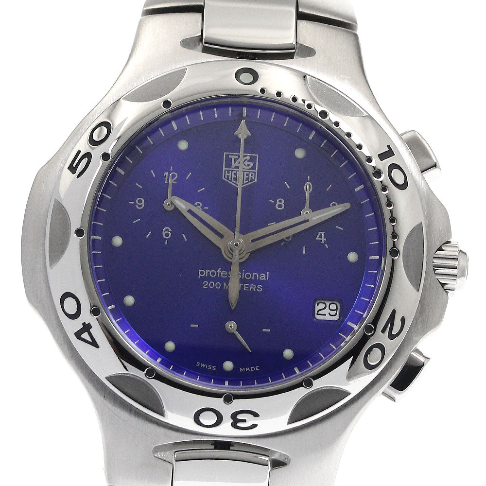 TAG HEUER Kirium CL1112-0 Date Chronograph blue Dial Quartz Men's Watch_888303