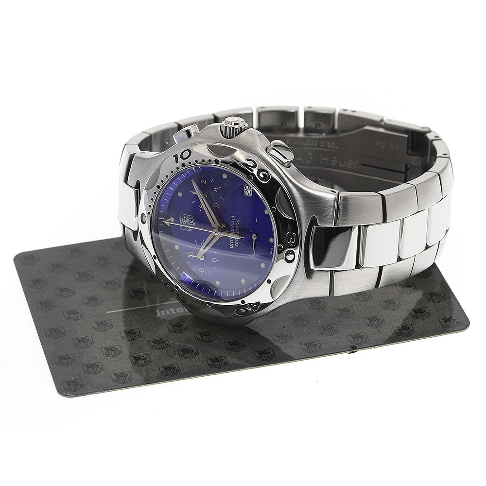 TAG HEUER Kirium CL1112-0 Date Chronograph blue Dial Quartz Men's Watch_888303