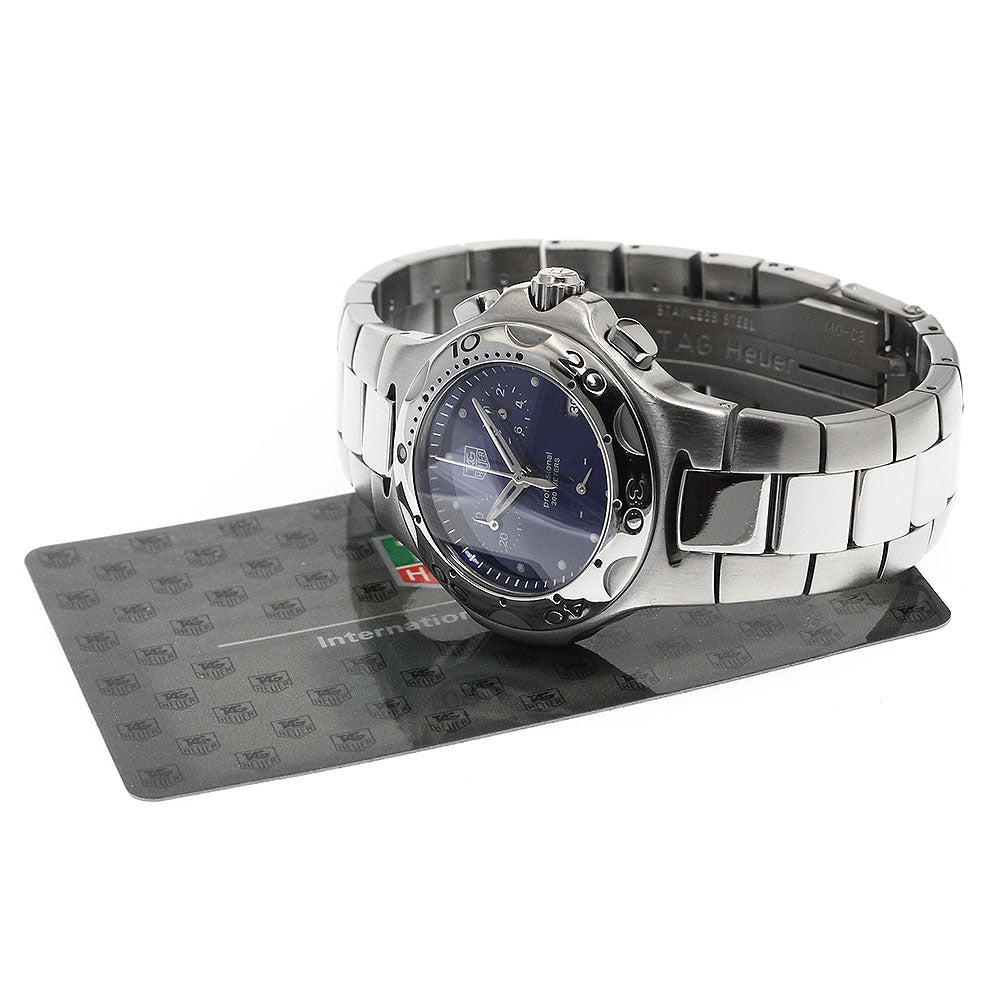 TAG HEUER Kylium CL1211 Chronograph blue Dial Quartz Boy's Watch_888305