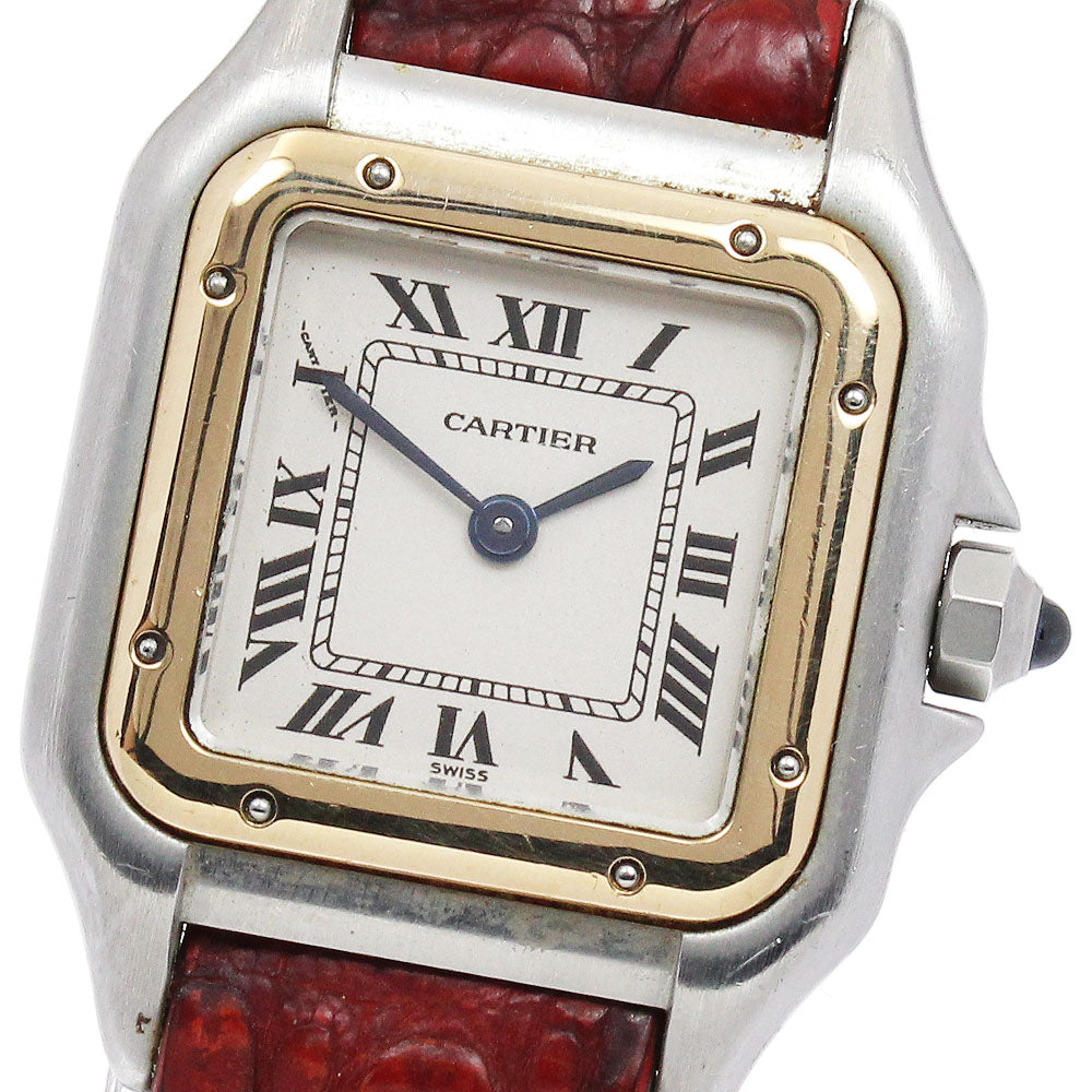 CARTIER PANTHERE SM W250295D YG bezel beige Dial Quartz Ladies Watch_888315