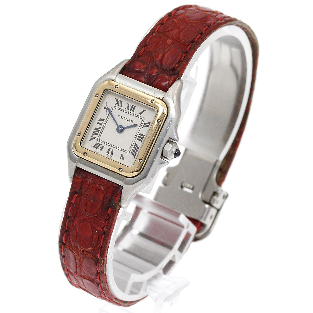 CARTIER PANTHERE SM W250295D YG bezel beige Dial Quartz Ladies Watch_888315