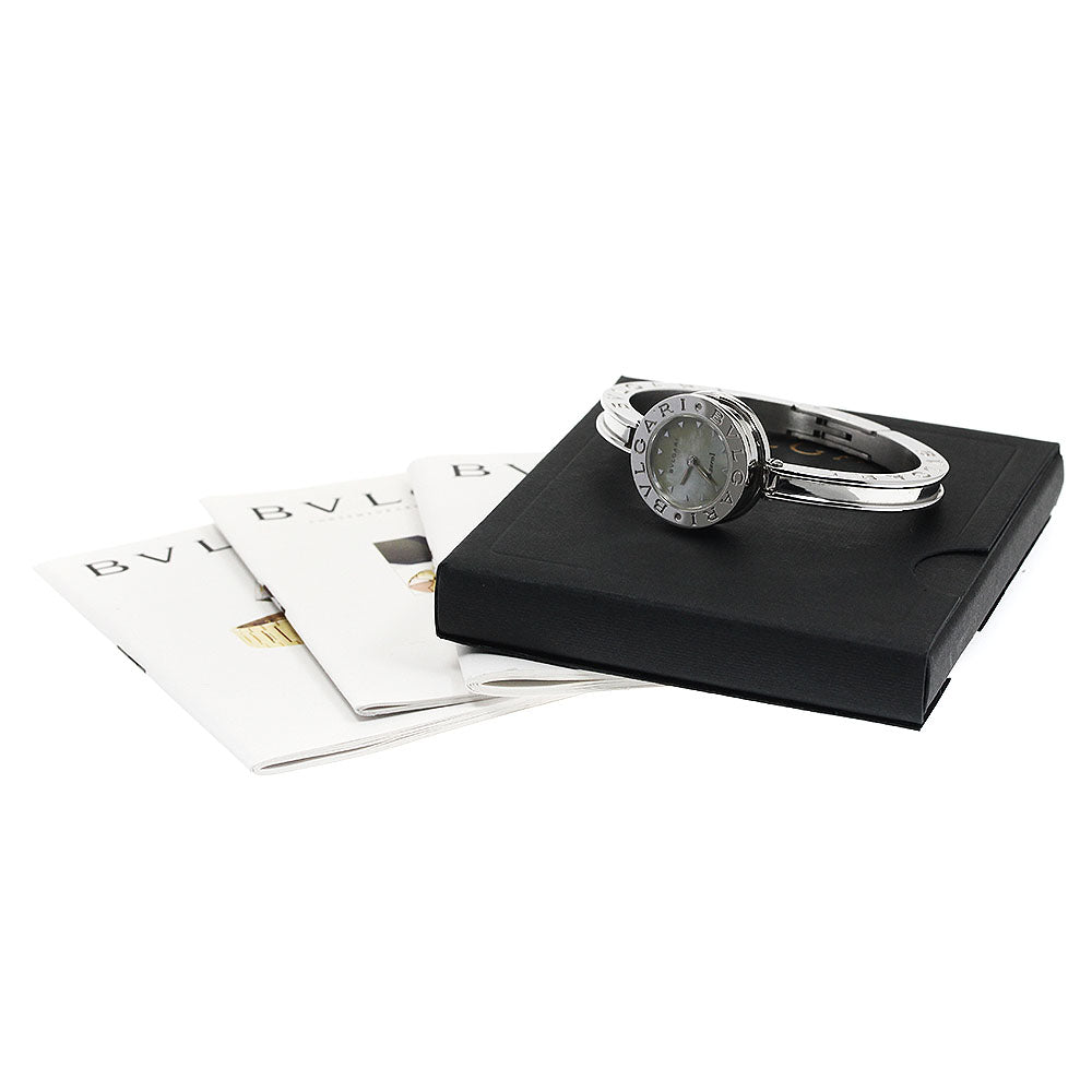 BVLGARI B-zero1 BZ22S Bangle S size Green shell Dial Quartz Ladies Watch_888329