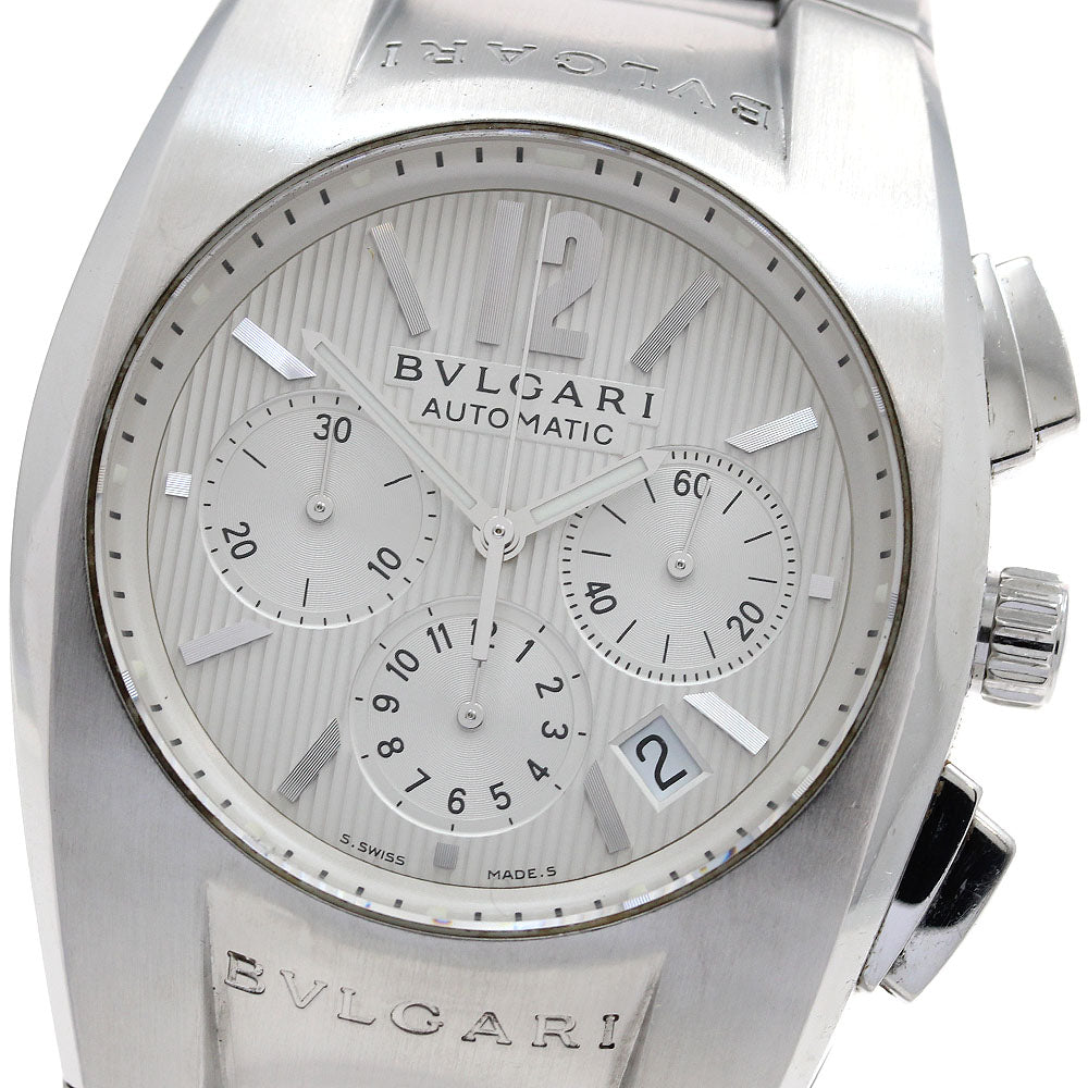 BVLGARI Elgon EG40SCH Date Chronograph Silver Dial Automatic Men's Watch_888354