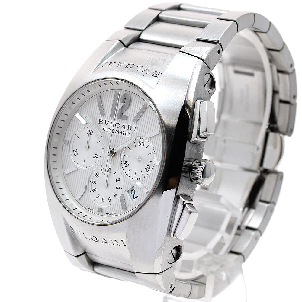 BVLGARI Elgon EG40SCH Date Chronograph Silver Dial Automatic Men's Watch_888354