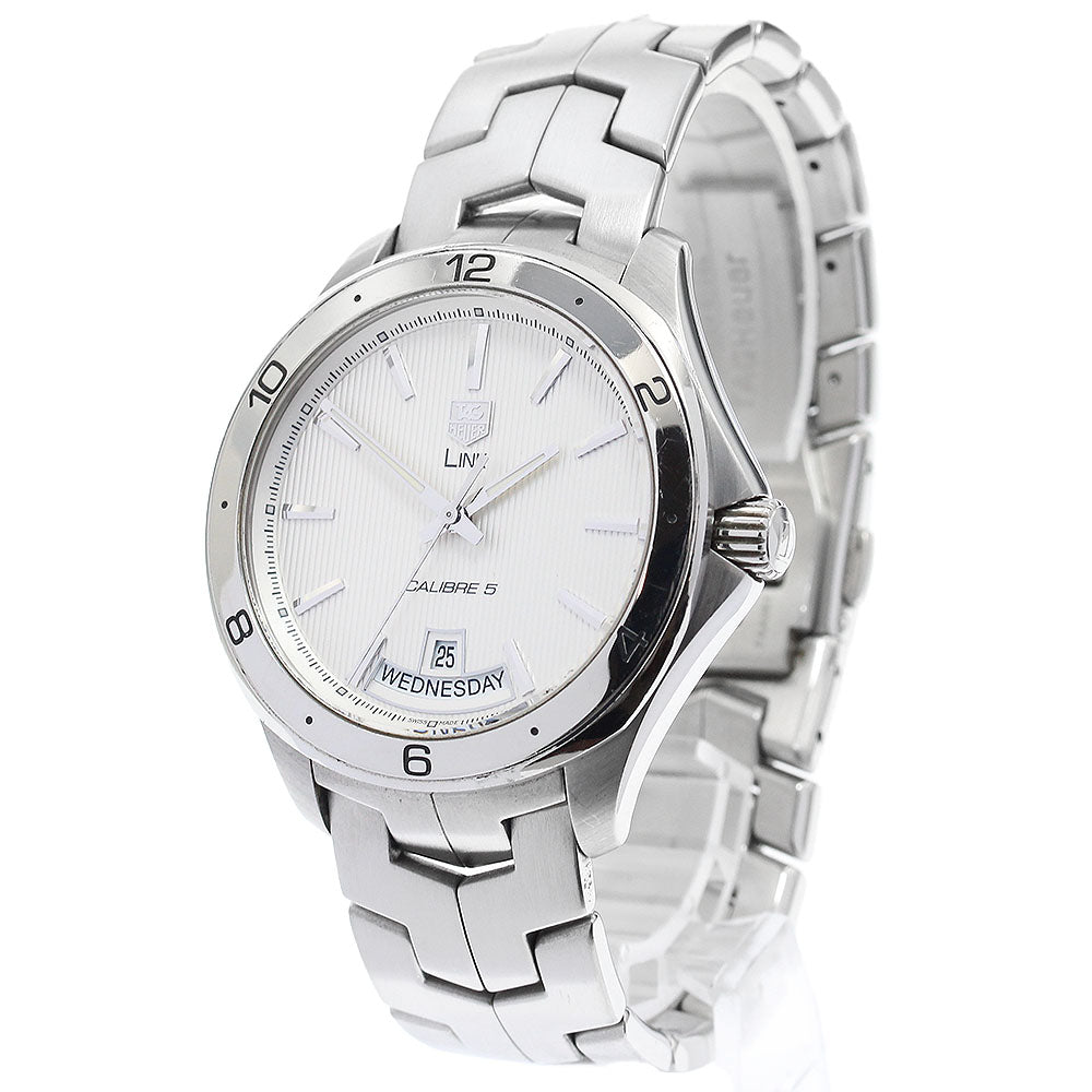 TAG HEUER Link WAT2011 Day date Silver Dial Automatic Men's Watch_888355