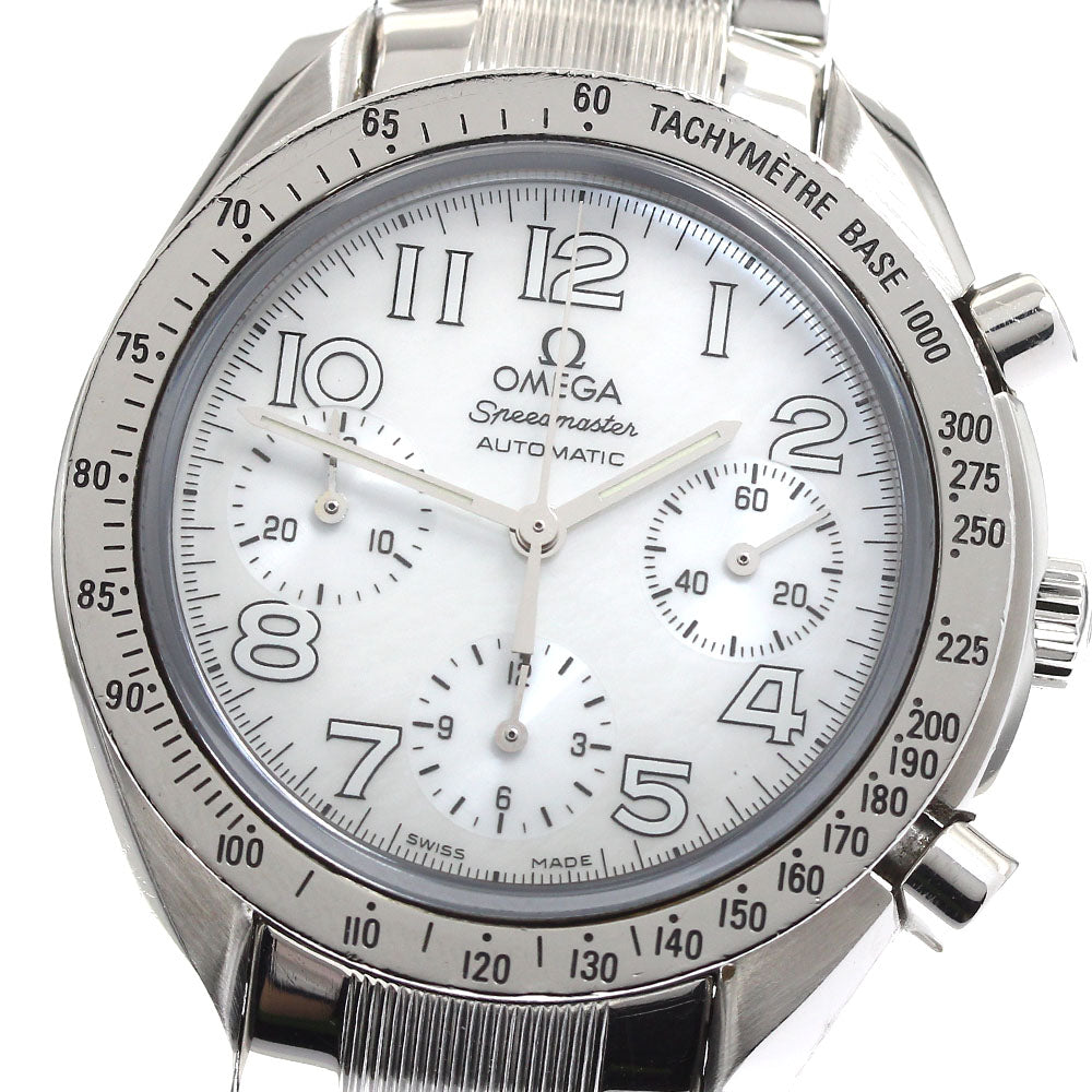 OMEGA Speedmaster 3534.70 Chronograph White shell Dial Automatic Boy's Watch_888368