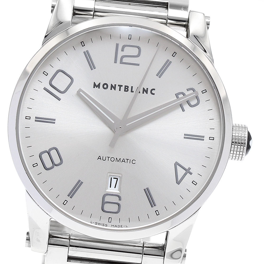 MONTBLANC Time walker 7070 Date Silver Dial Automatic Men's Watch_888370