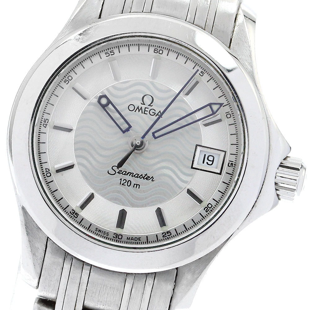 OMEGA Seamaster120 2581.31 Date Silver Dial Quartz Ladies Watch_888376