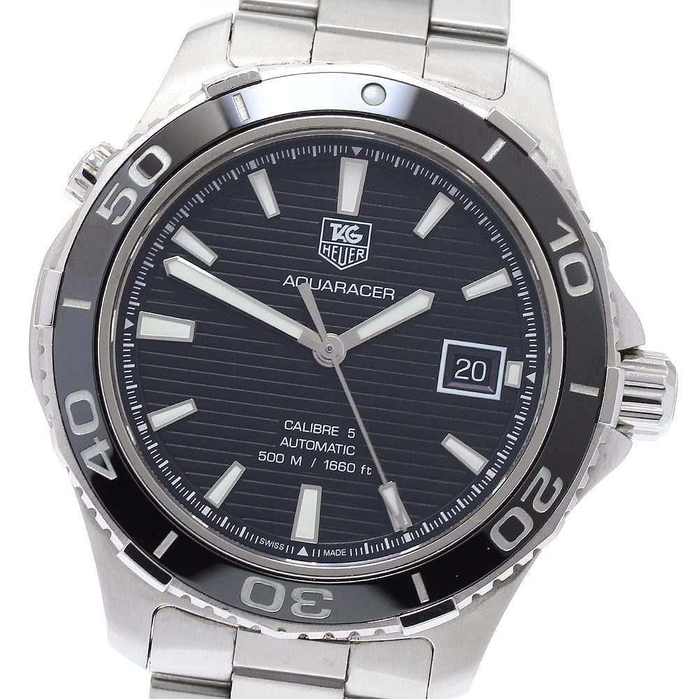 TAG HEUER Aqua Racer Caliber 5 WAK2110 Date black Dial Automatic Men's_888387