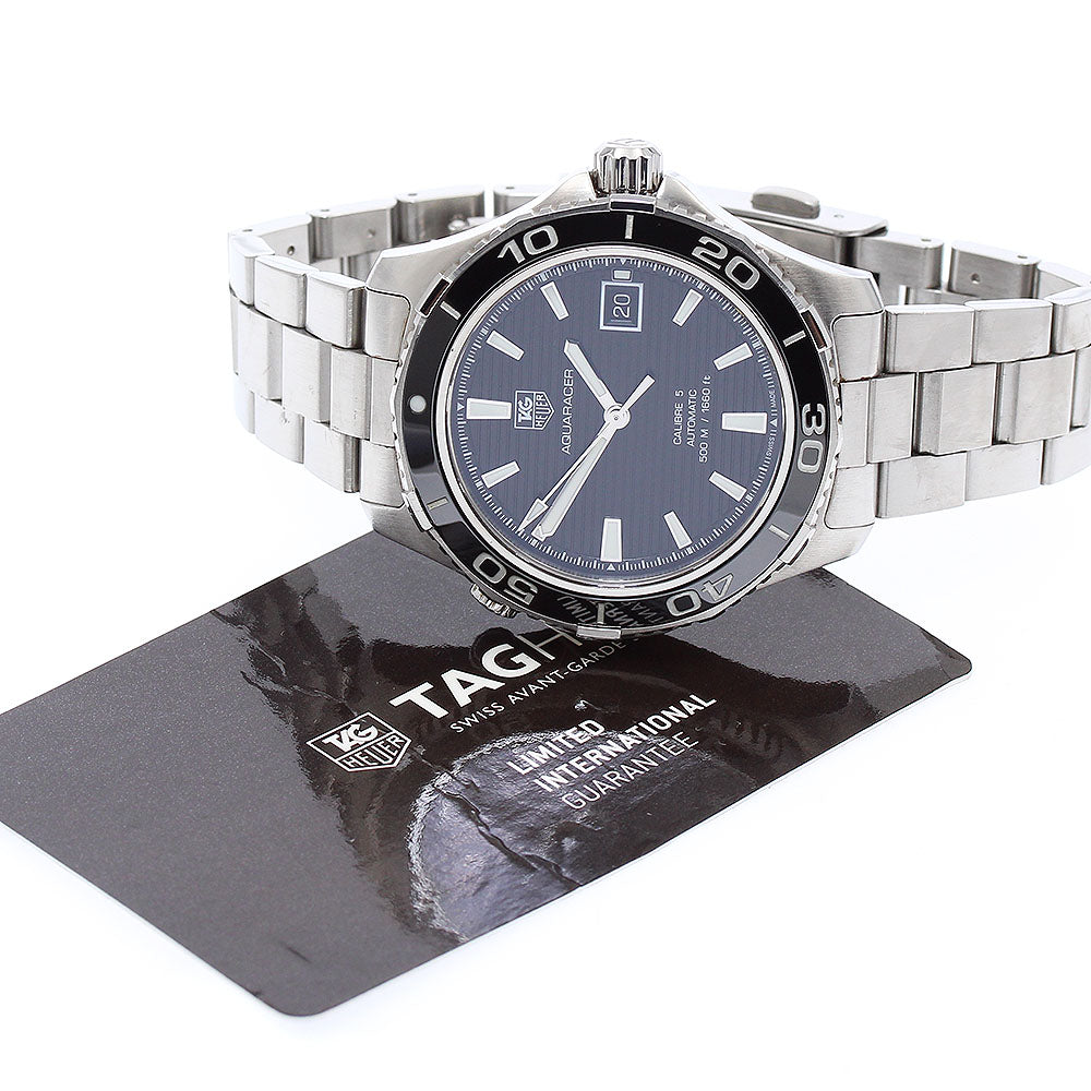TAG HEUER Aqua Racer Caliber 5 WAK2110 Date black Dial Automatic Men's_888387
